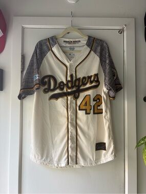 Brooklyn Dodgers #42 Baseball Jersey